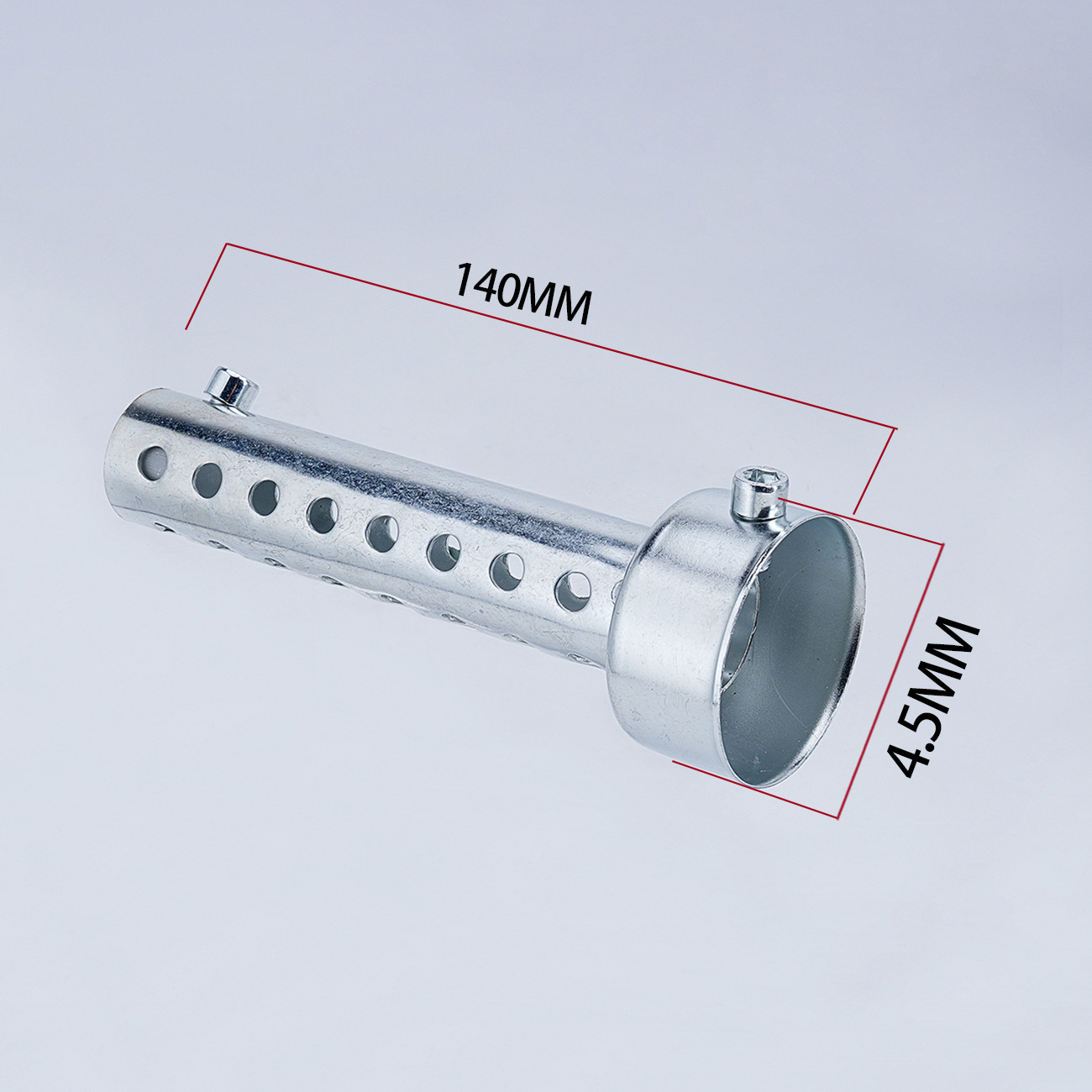 オートバイ改造部品排気管消音器の各種口径の長さ消音プラグ調整可能な減音ノズル圧力芯
