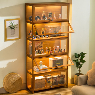 Wholesale Hand-Made Display Cabinet Acrylic Lego Display Stand Non-Glass Blind Box Model Home Display
