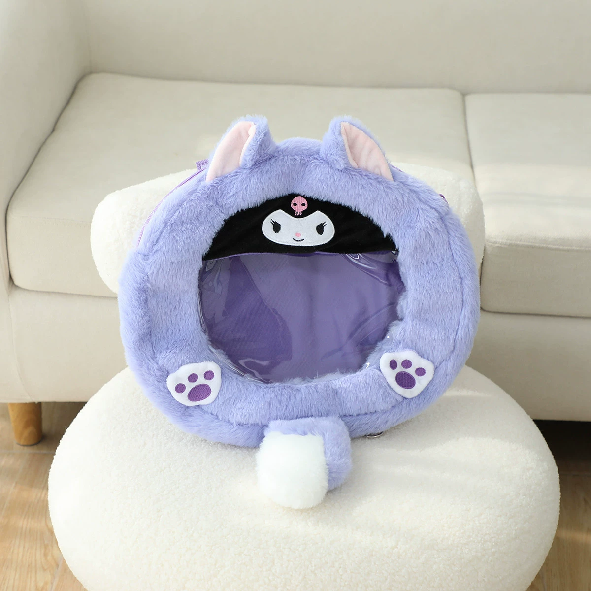 Cartoon backpack, capacious one-shoulder bag, handheld organizer bag to go out