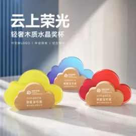 水晶工艺品;奖杯;木质工艺品