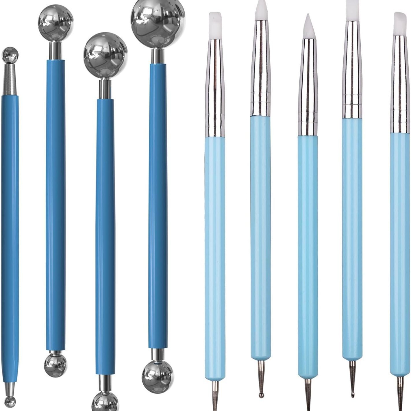 Herramientas de escultura de cerámica transfronteriza conjuntos de varias piezas herramientas de barro de arcilla de cerámica suave DIY conjunto de escultura de barro