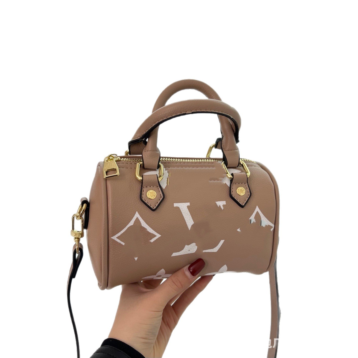 2025 Lvjia Cross-Border Retro Women's Large Capacity Boston Pillow Bag Luxury Versatile Commuter Phone Bag - Thumbnail 5