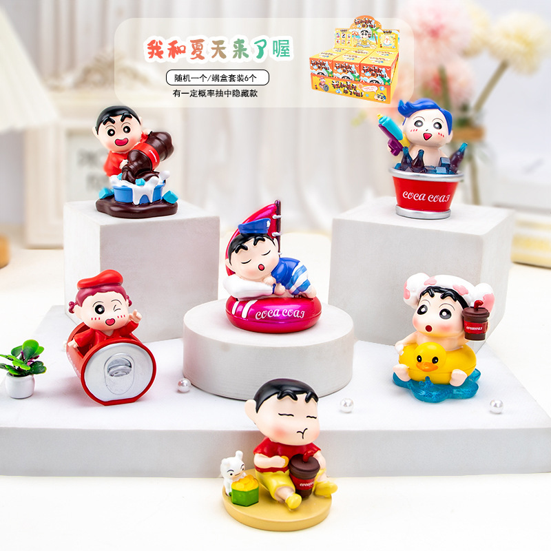 守护神佛头盲盒工艺品小摆件树脂公仔手办客厅装饰品摆件儿童礼物|undefined