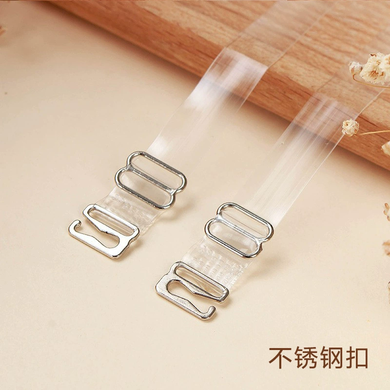 Фабрика спот нижнее белье прозрачные плечевые ремни TPU высокая эластичная матовая грудная клетка хрустальная невидимка лента оптовые прямые продажи