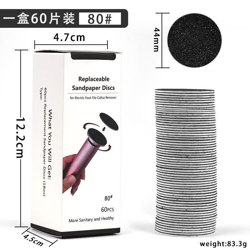 Ventas transfronterizas de uñas pulidas, conjunto de pulidas eléctricas, pulidas de piel muerta, pedicura, papel de lavado