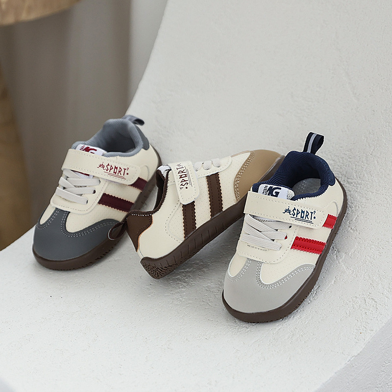 Children's Casual Shoes 2025 Spring and Autum New Toddler Shoes Moral Training Shoes Kidsren's Soft Sole Classic Versatile Sports Shoes