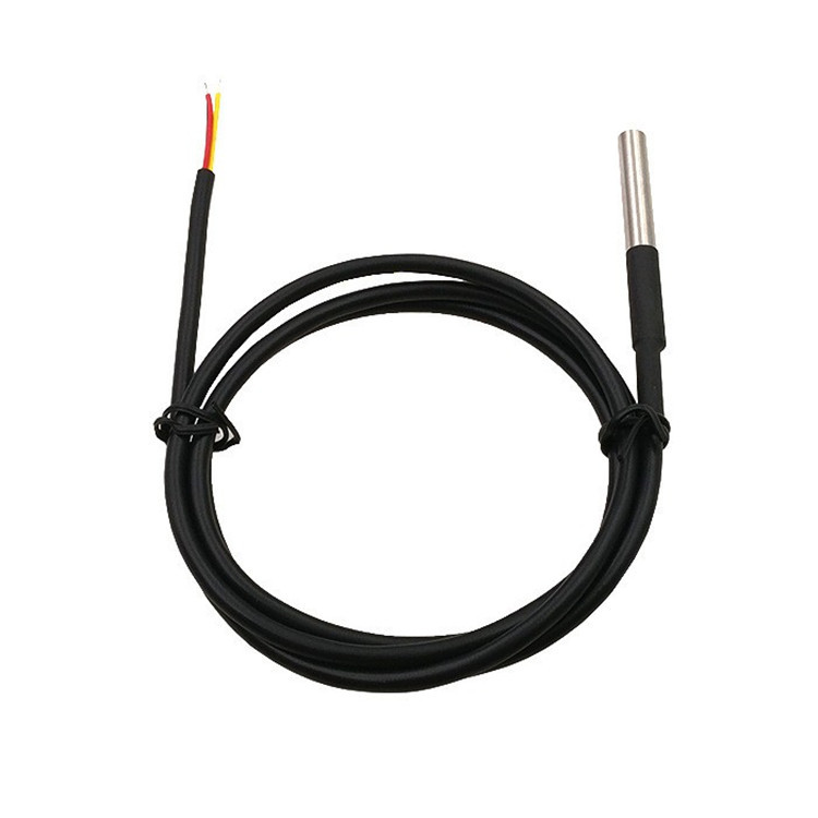 不锈钢封装 防水型DS18b20温度探头 温度传感器18B20