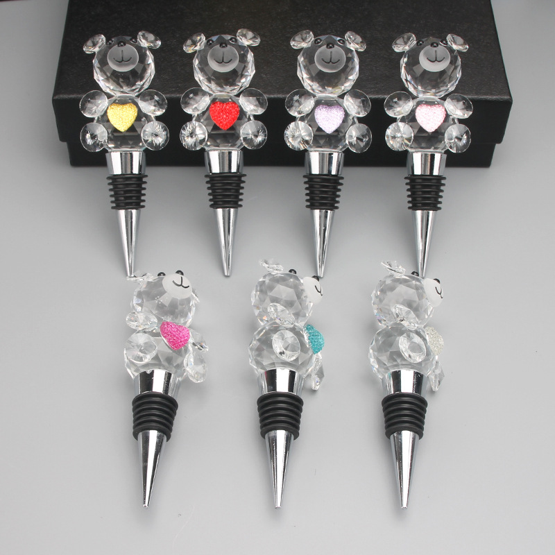 crystal creative bottle stopper sealed