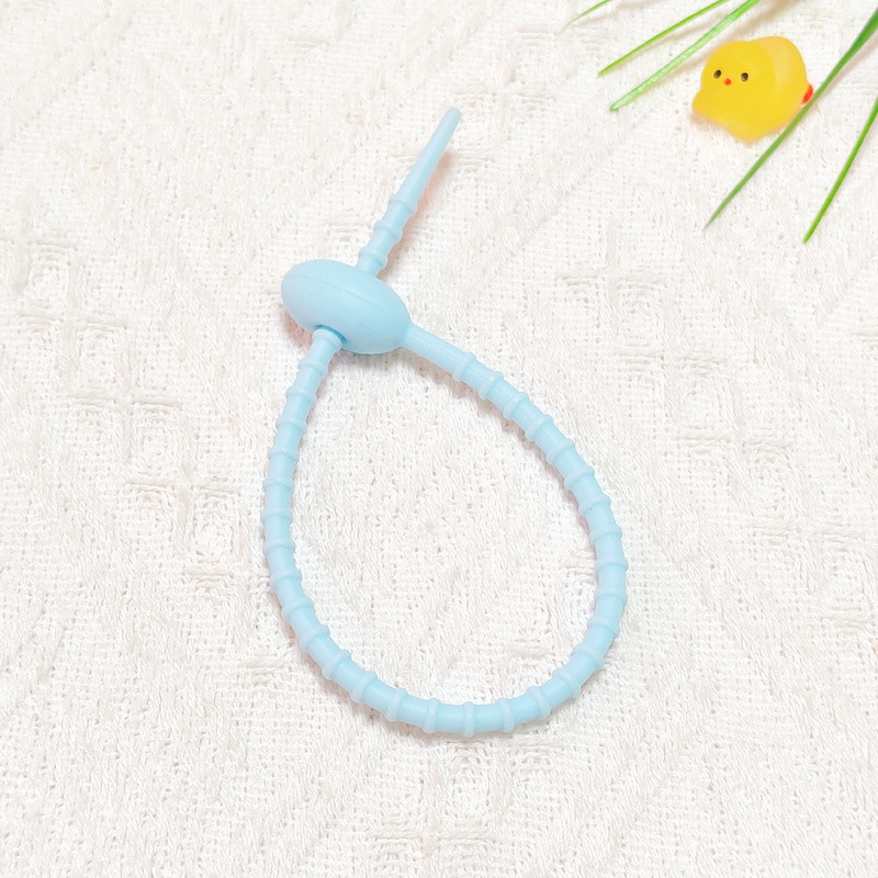 22CM 길이의 실리콘 타이, XQ9046-12 라이트 블루