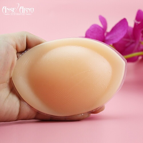 Invisible thickened silicone bra push-up swimsuit waterproof bikini underwear fake breast support to show big breast pad sponge insert