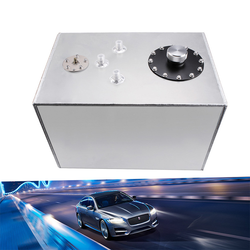 Car Modification Accessories12-gallon Auxiliary Fuel Tank48 LLiter Aluminum Alloy Racing Fuel Tank Gas Tank Plastic Cover