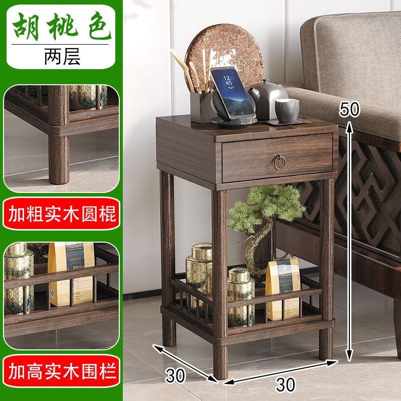 Two-story fence flower table [with drawer]