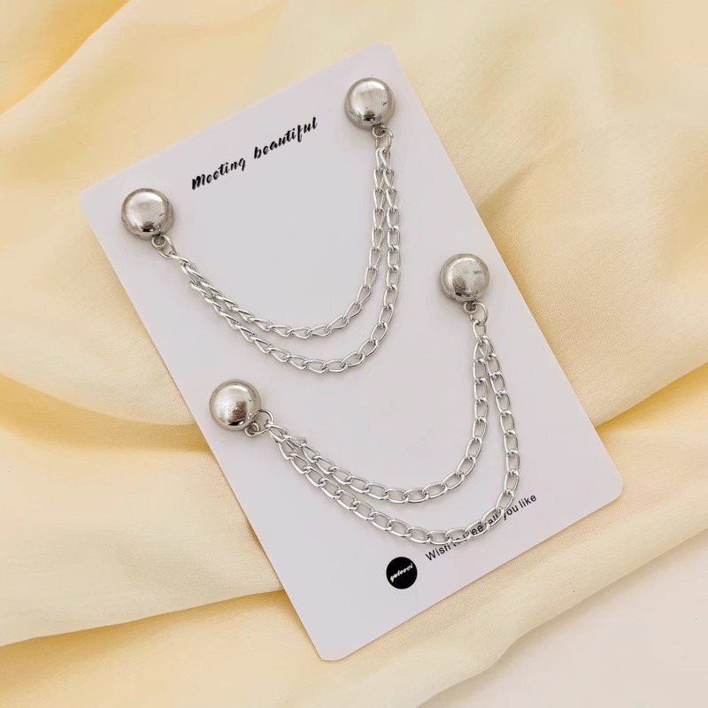 Pantalones largos y cortos, pantalones de artefacto, perneras del pantalón, cadena anti-trapeador invisible, hebilla de succión magnética, cierre, ajuste fijo, hebilla de borde