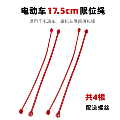 Cord for Electric Scooter, Small Turtle King: Motorcycle trunk - medium-size-4-electric-vehicle-175cm-limit-ropes
