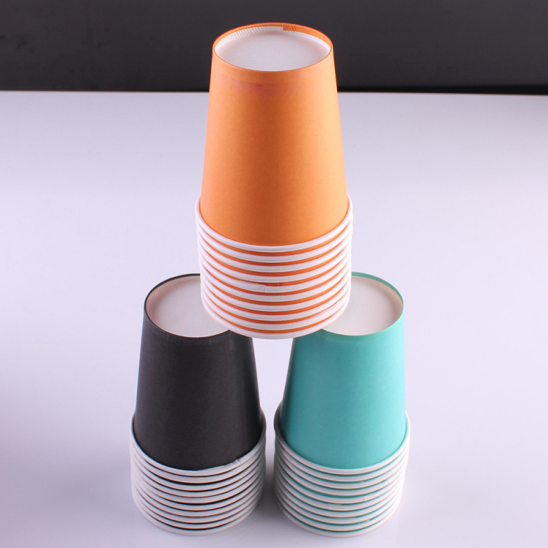 10 tazas de papel coloridas para jardín de infantes materiales hechos a mano tazas de papel espesadas artísticas DIY materiales hechos a mano image 5