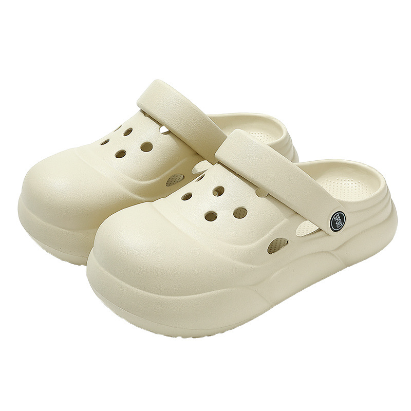 Women's Thick-Soled Clogs Summer, Versatile New Model, EVA Top Quality Non-Slip Breathable Fashionable Outdoor Sandals For Men_voghion.com