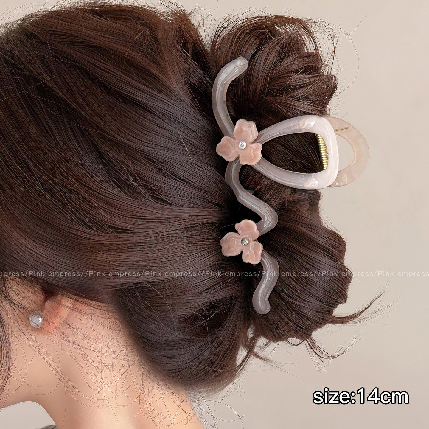 2026 nuevo clip de agarre de alto nivel lindo coreano cabeza trasera clip de cabello toque de cabello gran exquisito clip de tiburón clip de cabello image 88