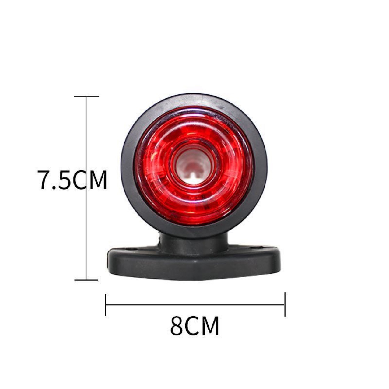 Truck Led Width Indicator Light Double-Sided Contour Light Waist Light High-Brightness Side Light Two-Way Side Light 24V Truck Side Light Car Light
