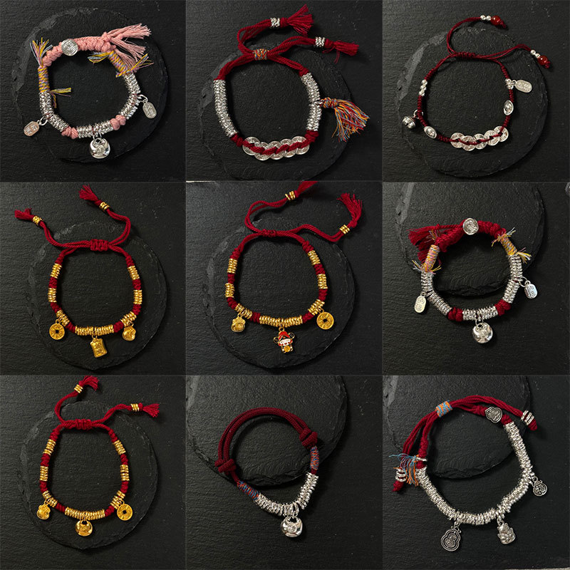 Xiaohongshu's New Gold-Swallowing Beast Bracelet, Solid Lucky Cat, Good Luck and Fortune Bracelet, Ancient Style Xizang-Style Bracelet