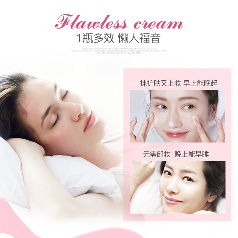 Color Nana Hidratante Crema de maquillaje hidratante Corrector Brilliante Tono de piel uniforme Crema de maquillaje hidratante y no grasosa para mujer al por mayor