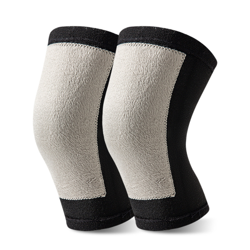 Rodilleras de bala de cuatro lados caliente Otoño e Invierno vieja pierna alta elástica inconsútil viejo hombre rodilla punto protector fabricantes de engranajes al por mayor