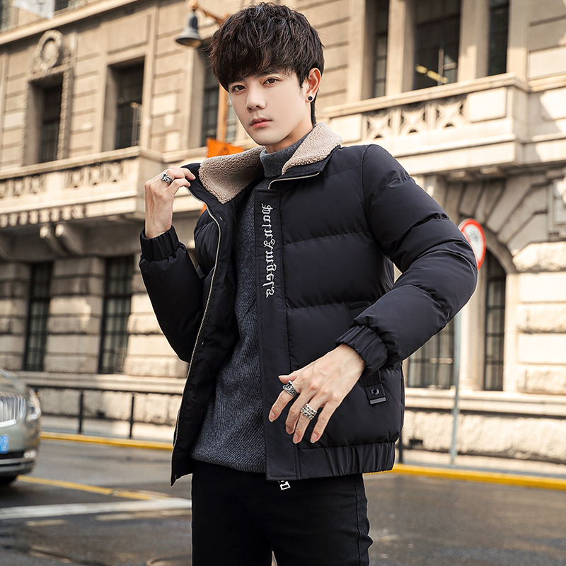 2026 New Winter Cotton Jacket for Men, Fashionable and Popular, Stand-up Collar, Windproof, Trendy Korean Style, Stylish Short Jacket for Male Students