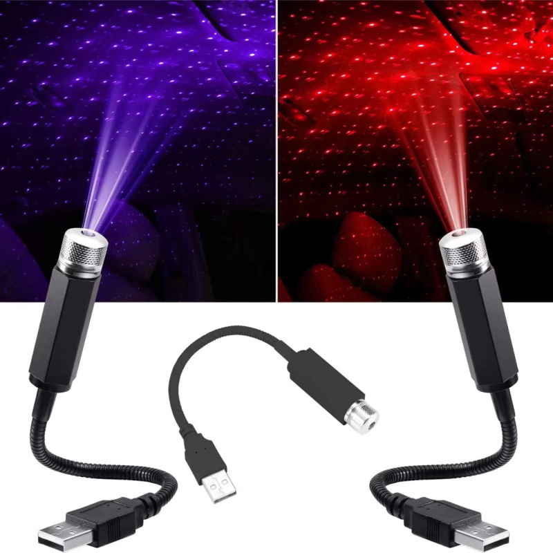 Car Ambient Light Starry Sky USB Car-Mounted Starry Sky Laser Mood Light Car Roof Interior Starry Sky Ceiling Projection Light Car Ambient Light Starry Sky USB Car-Mounted Starry Sky Laser Mood Light Car Roof Interior Starry Sky Ceiling Projection Light