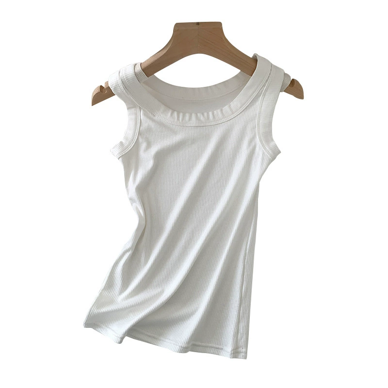 Fashionable summer base top with cups, protective underware