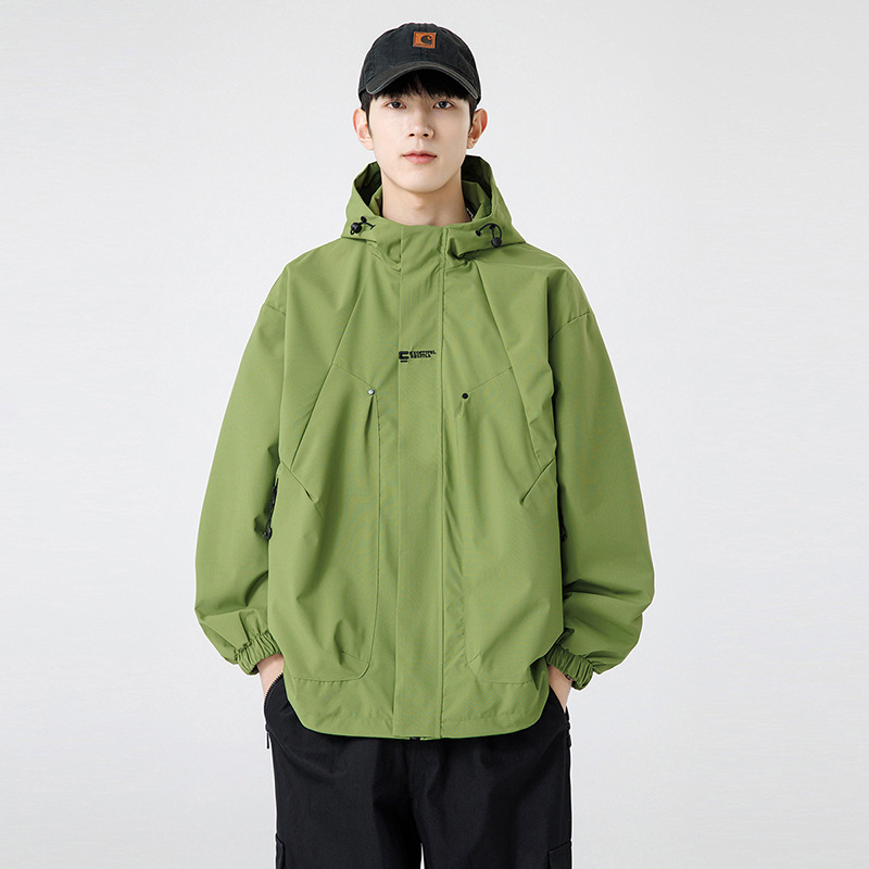 Couple Style Spring Autumn Jacket Thin Women Waterproof Trench Coat Outdoor Windbreaker Men_voghion.com