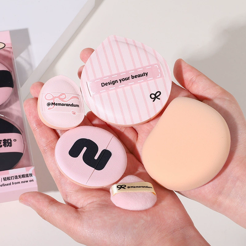 Multifunctional Makeup Sponge Puff, Double-Sided Cotton, Soft Marshmallow, 17.5×9.5 cm