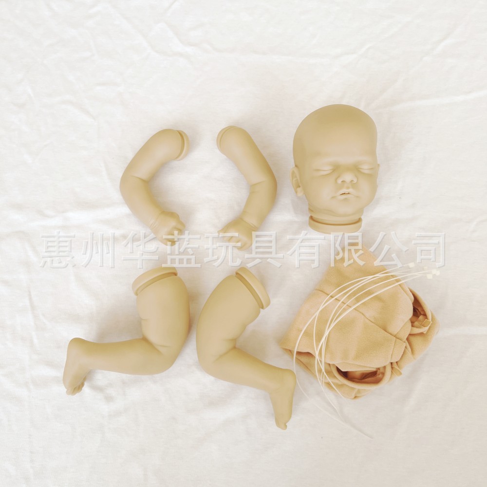 시뮬레이션  중생 인형 금형 DIY 시뮬레이션  비닐 흰색 배아 20 인치 재탄생 키트