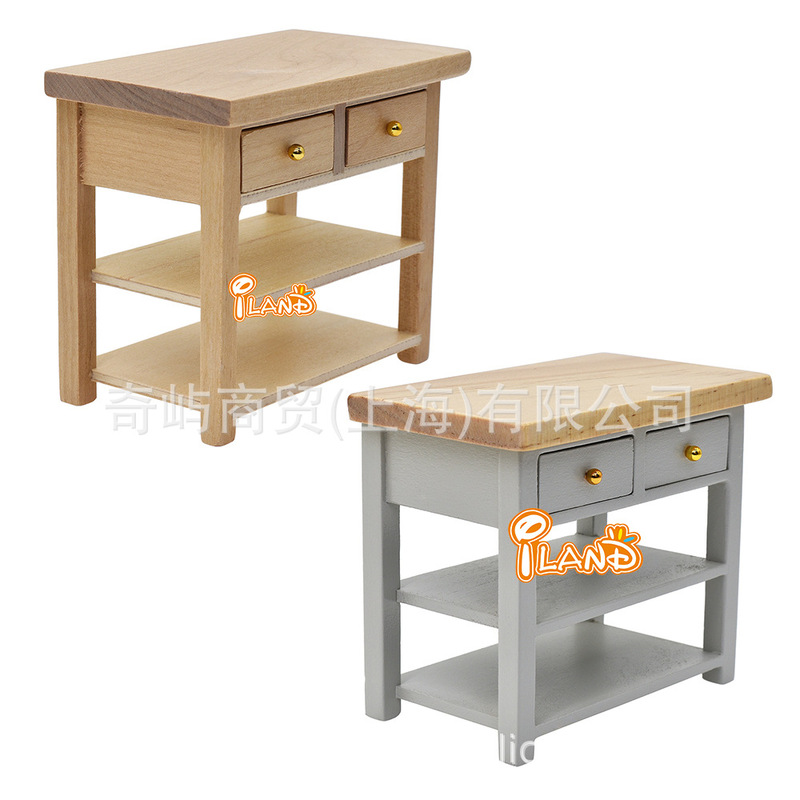 DIY Doll House dollhouse Mini Bathroom Furniture Play House Toys Miniature Side Cabinet Storage Cabinet