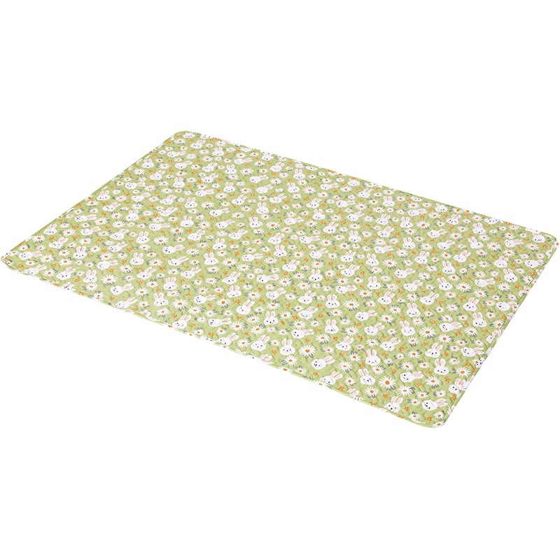 Pet Mat Pure Cotton Non-Sticky Hair Machine Washable Cat and Dog Sleeping Rabbit Cage Platform Mat Internet Celebrity All Seasons Universal