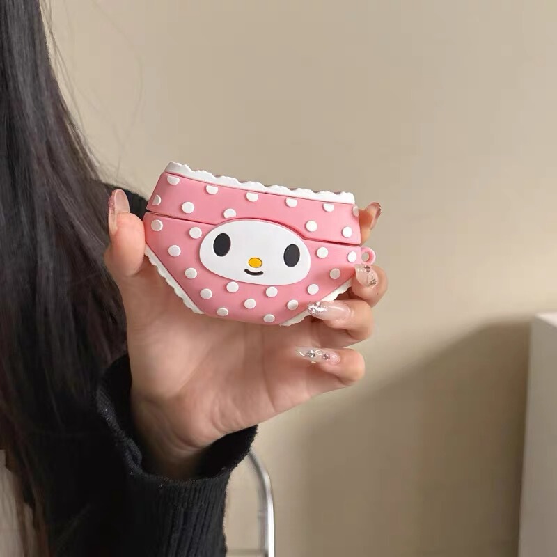AirPods Pro 3 protective case, cute pink polka dots, suitable for Apple Bluetooth earphones, silicone cartoon AirPods Pro 3 protective case, cute pink polka dots, suitable for Apple Bluetooth earphones, silicone cartoon