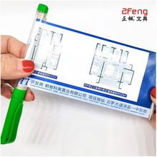 中性拉画笔 黑色水性笔芯0.5mm厂家 糖果色塑料拉拉笔 旗帜拉杆笔