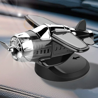 Car ornaments, rotating airplane car dashboard