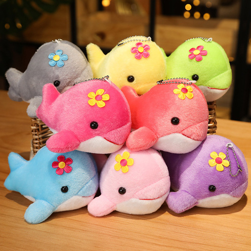 Simulated marine animal dolphin plush toy dolphin pendant whale wedding throwing event gift doll