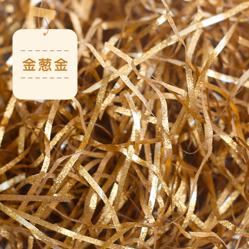 Laffey grasa relleno de color fantasma boda cebolla dorada de bodas de papel roto caja de frutas decoración de champán caja de regalo césped césped