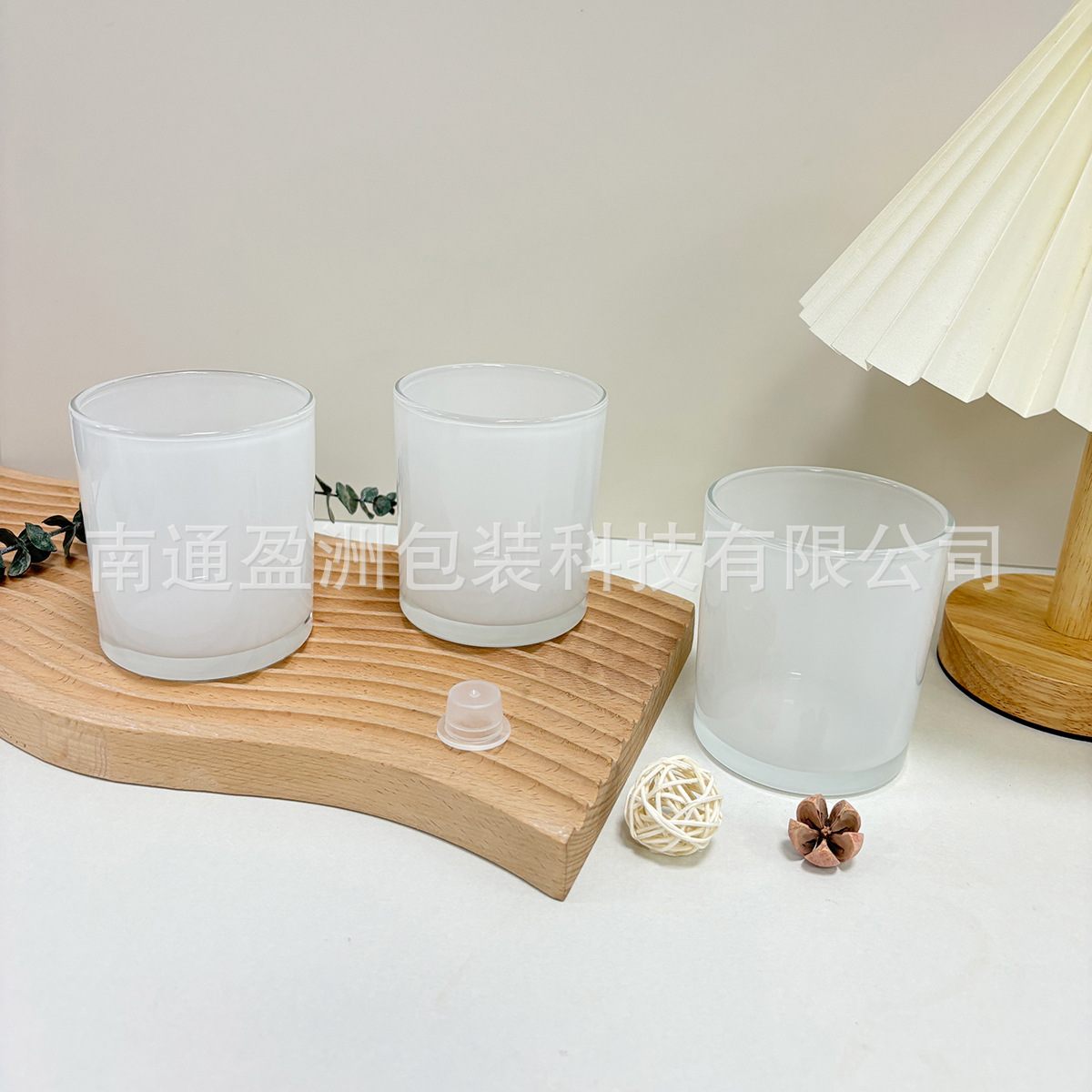 厂家批发250MLDIY可自制蜡烛香薰玻璃杯内喷白烛台玻璃蜡烛杯香薰