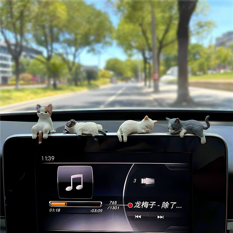 4 Super Cute Snoozy Cats [Free Traceless Glue]