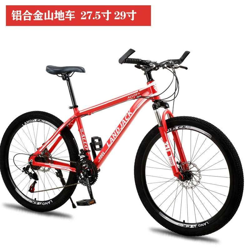 Shock-absorbing metal mountain mountain bike