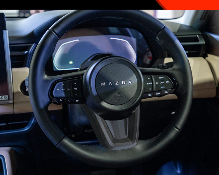 Suitable for Mazda 26 Models Cx-5 Steering Wheel Modification Bright Strip Decorative Patch Special Interior Accessories
