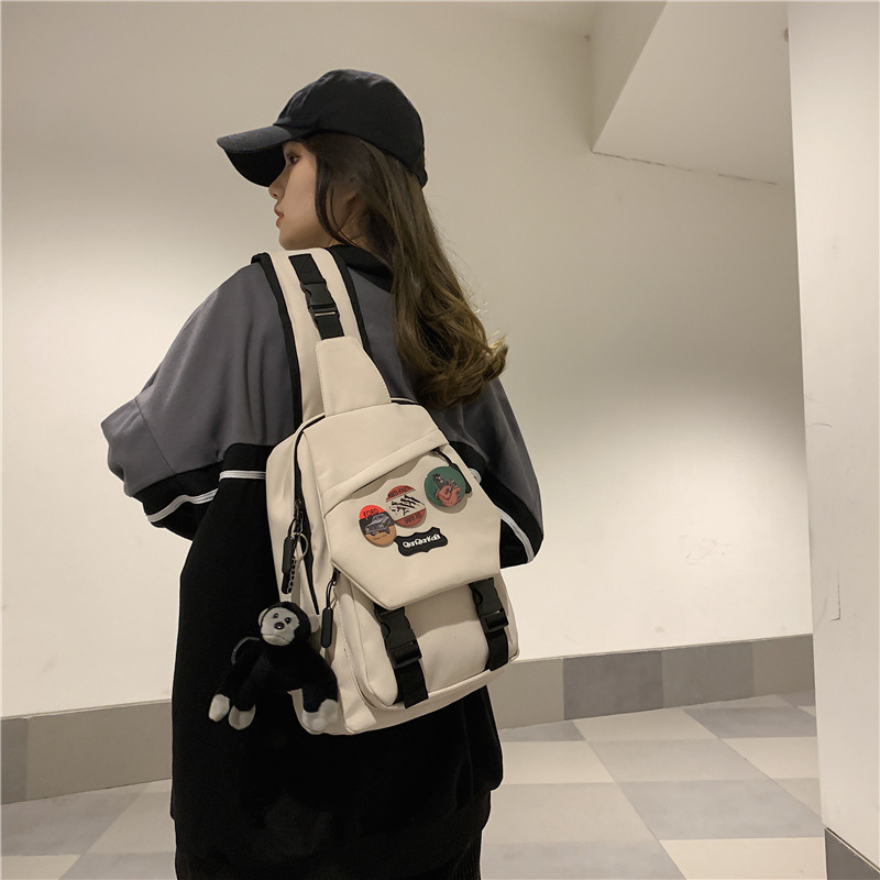 2023 New Leisure Large Capacity Chest Outdoor Versatile Sports Shoulder Bag Waterproof Couple Mobile Phone Student_voghion.com