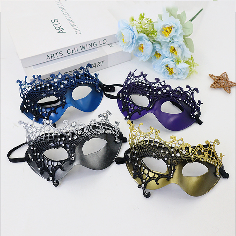 Máscaras de baile de máscaras de carnaval máscaras de diamante de encaje máscaras de diamante máscaras de Halloween máscaras de ojos