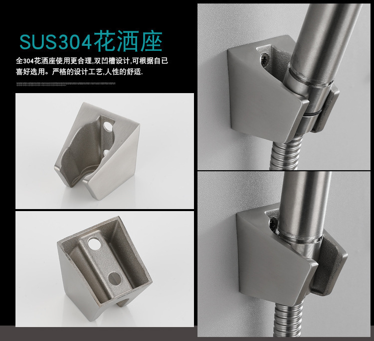 304 stainless steel cold and hot three-in-one faucet, cold and hot concealed three-in-one mixing valve, bathtub faucet, shower faucet undefined