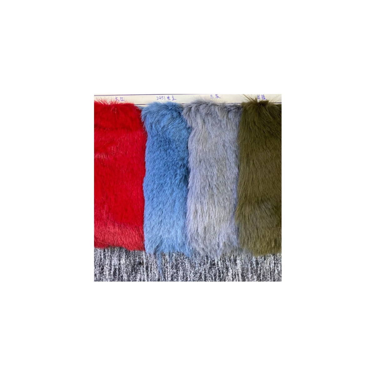 2300 gramos de 30 tela de pelo de conejo imitación de peluche artificial peluche imitación de cuello de piel tela de peluche