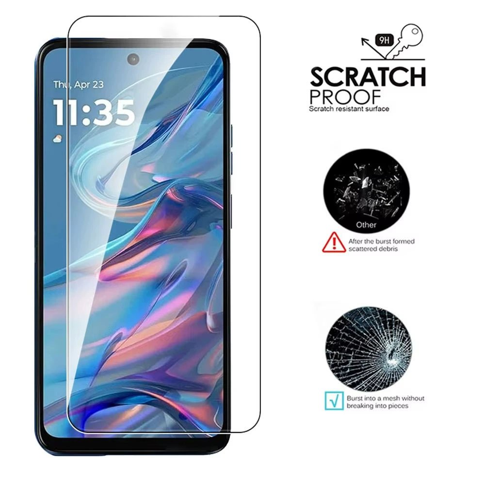 Подходит для moto g45, высоко­чётная закалённая плёнка, motog15, высокоалюминиевая белая плёнка g15, защита экрана power прозрачная g05, передняя плёнка для мобильного