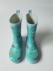 ENBIHOUSE source factory INS wind pineapple plum blossom children's boots water shoes mid -rain boots rubber children's rain shoes