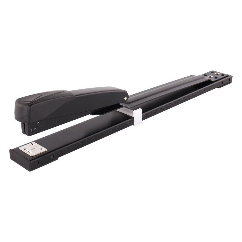 Kdedeu cuerpo metal largo brazo grapadora Oficina 50 páginas pesada máquina de encuadernación montar uñas grapadora de costura media A3