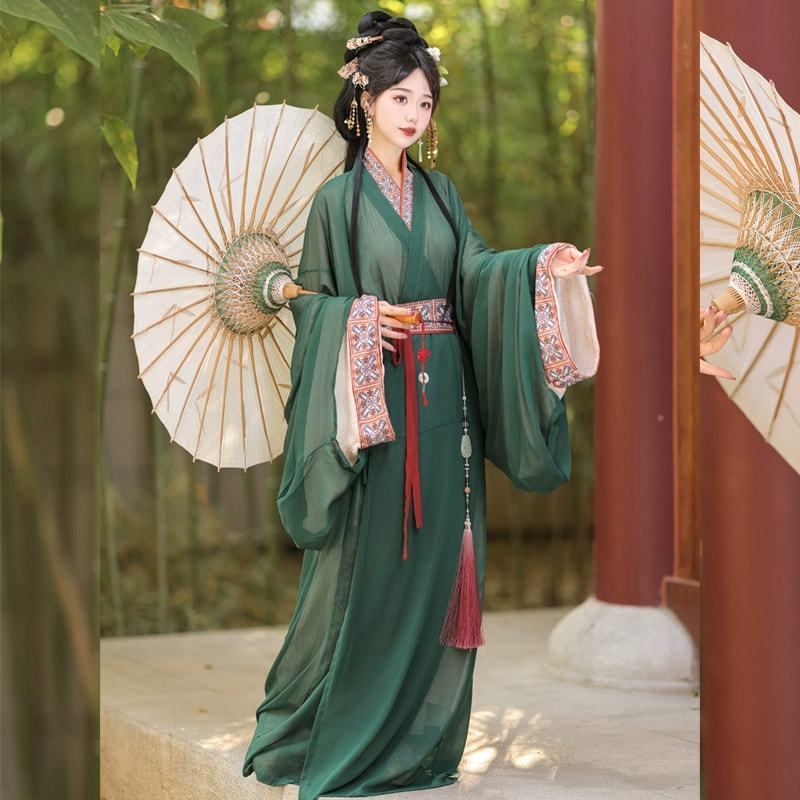 新しい夢の時代の戦国ローブ、馬山と楚の墓の復元、毎日のストレートローブ、伝統的な大人の漢服、女性のテールが大きく拡大|undefined